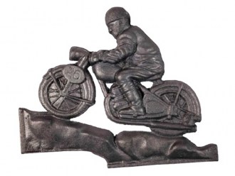 Gusseisen Kunst | Motorradfahrer